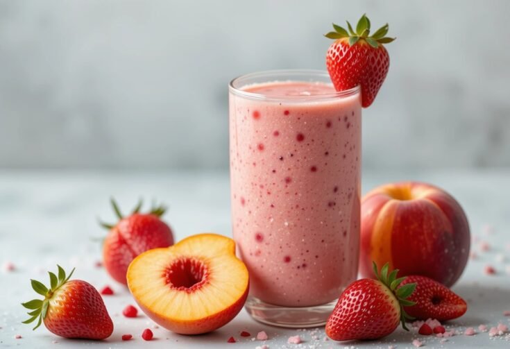 Strawberry Peach Smoothie