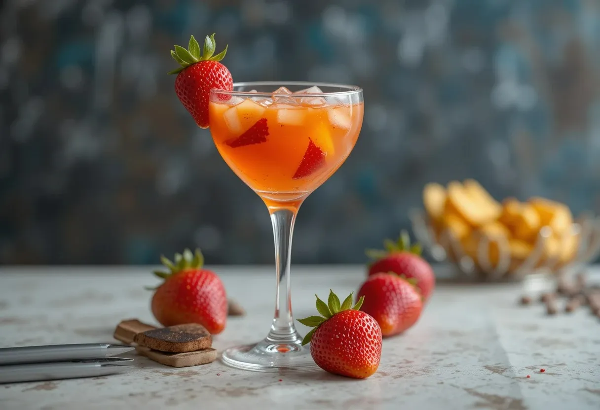 Strawberry Mango Mocktail Recipe