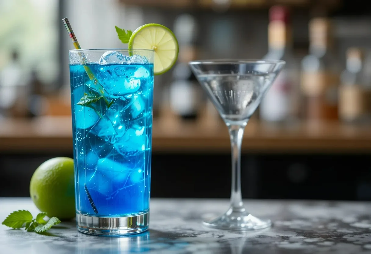 Electric Blue Mocktail Recipe
