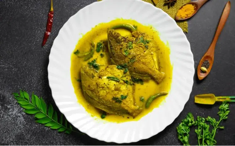 Pomfret Macher Jhal Recipe