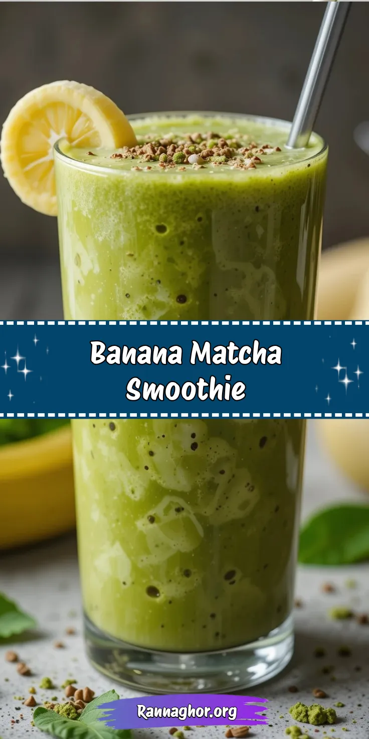 Banana Matcha Smoothie