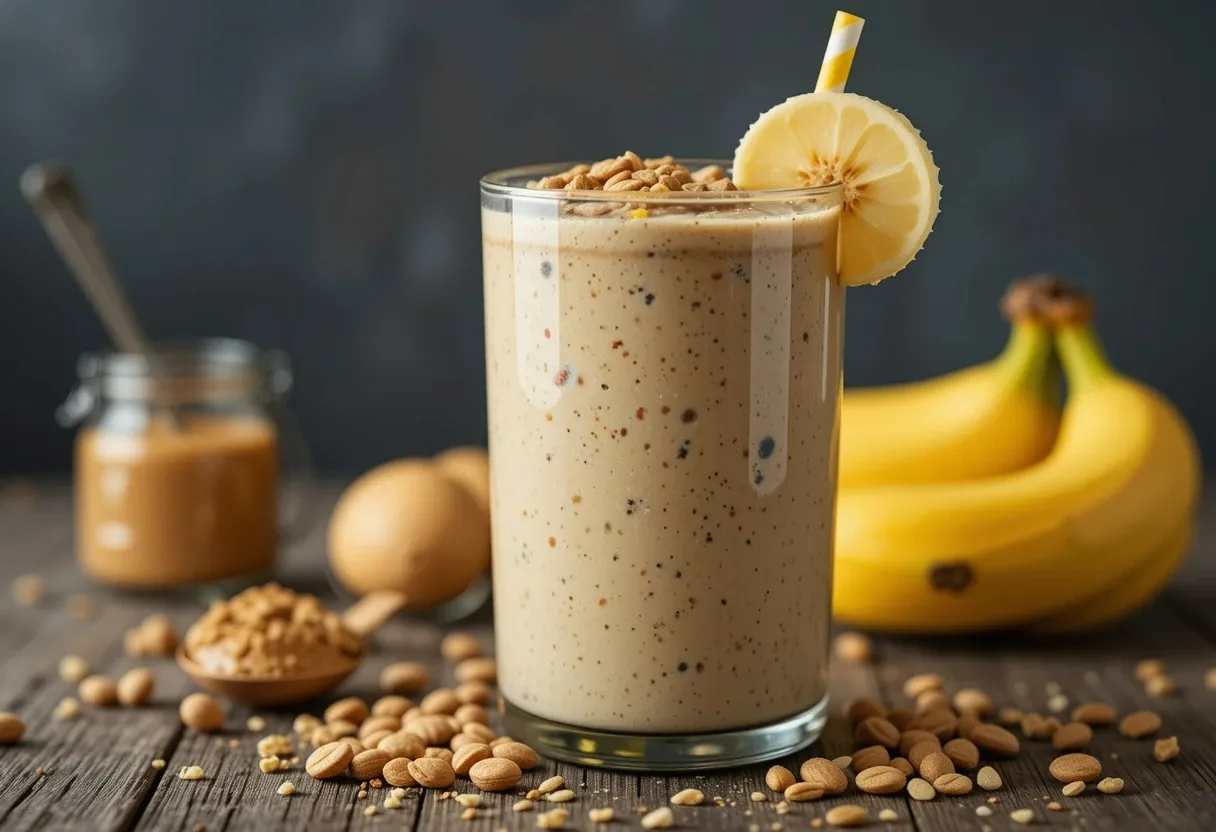 Banana Peanut Butter Smoothie