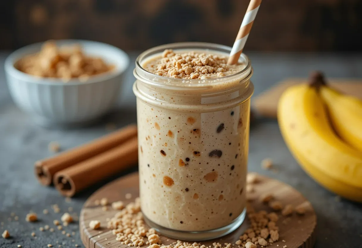 Cinnamon Roll Breakfast Smoothie