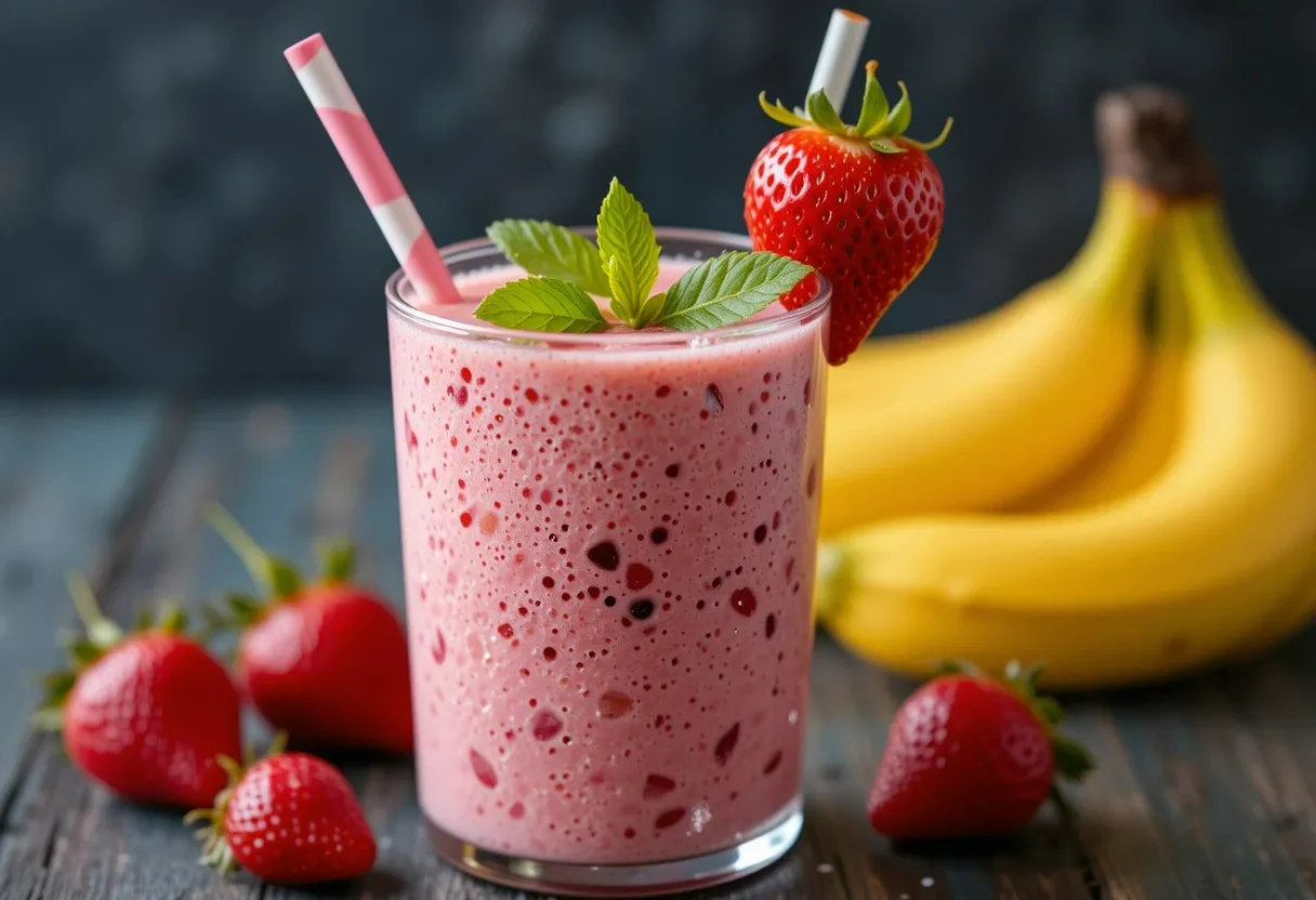 Strawberry Banana Smoothie