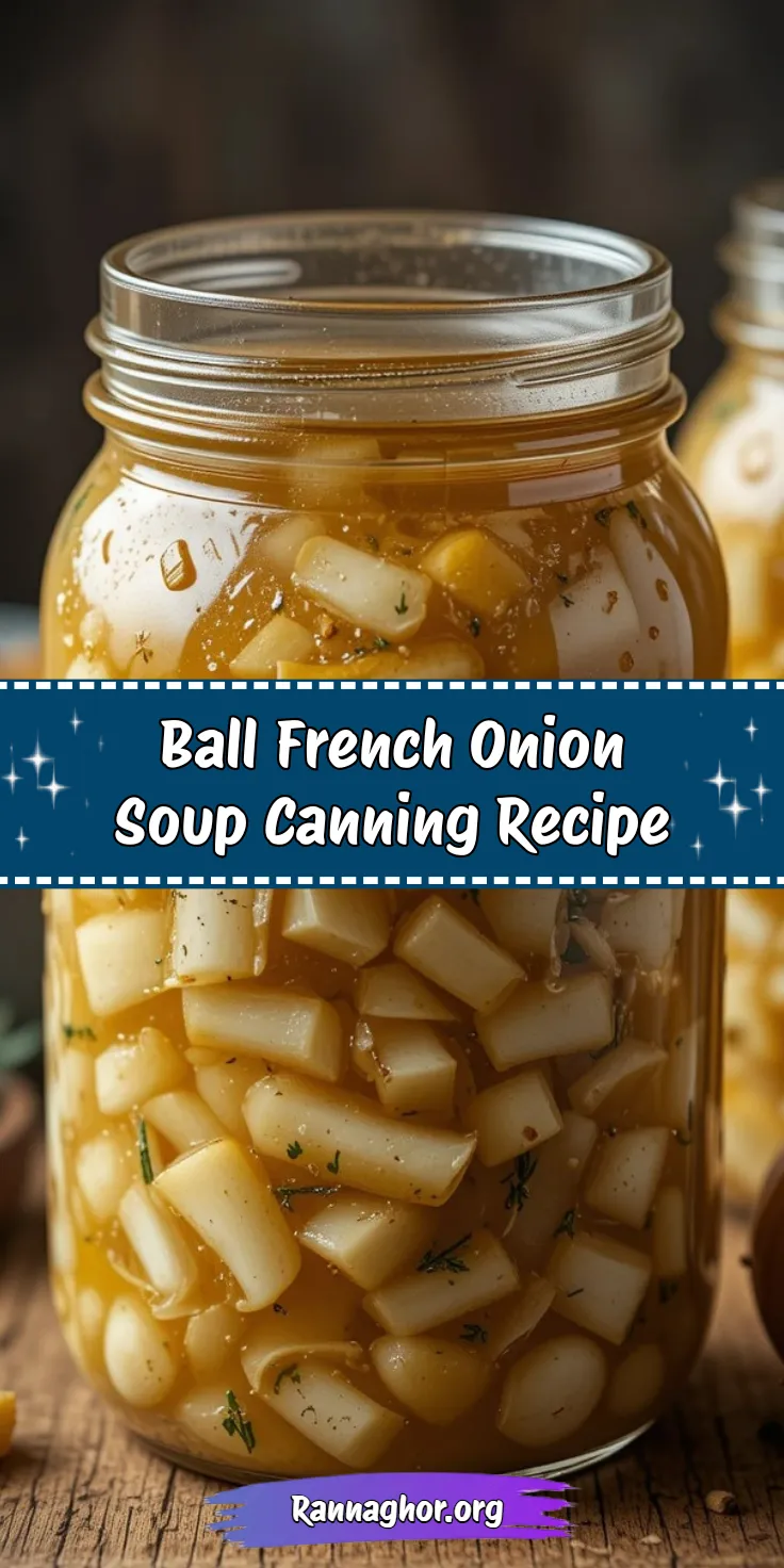 Ball French Onion Soup Canning Recipe