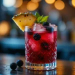Blackberry Pineapple Rum Cocktail Recipe