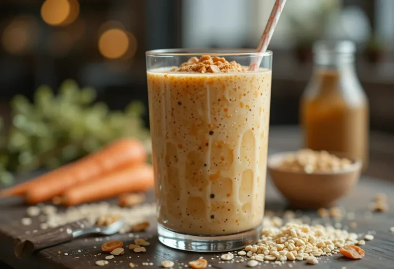 Carrot Cake Oatmeal Smoothie Recipe