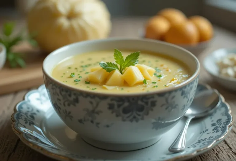 Creamy Cauli Flower Potato Soup Recipe