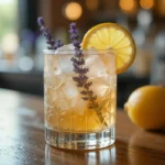 Honey Lavander Gin Lemonade Cocktail Recipe
