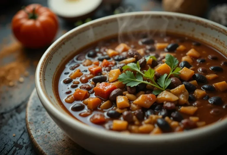 Spicy Black Bean Soup Recipe