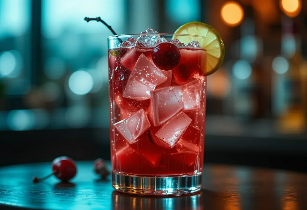 Spiked Cherry Lime Cocktail Recipe