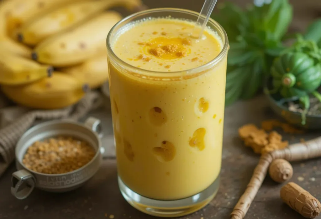 Banana Ginger Turmeric Smoothie Recipe