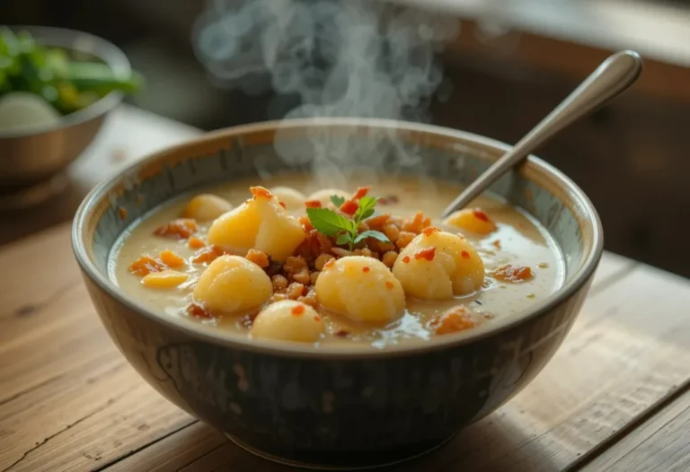 Bacon Cheddar Gnocchi Soup Recipe