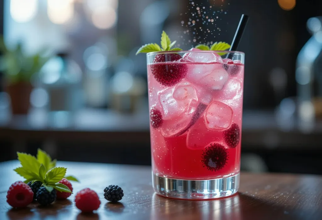 Berry Vanilla Splash Mocktail Recipe