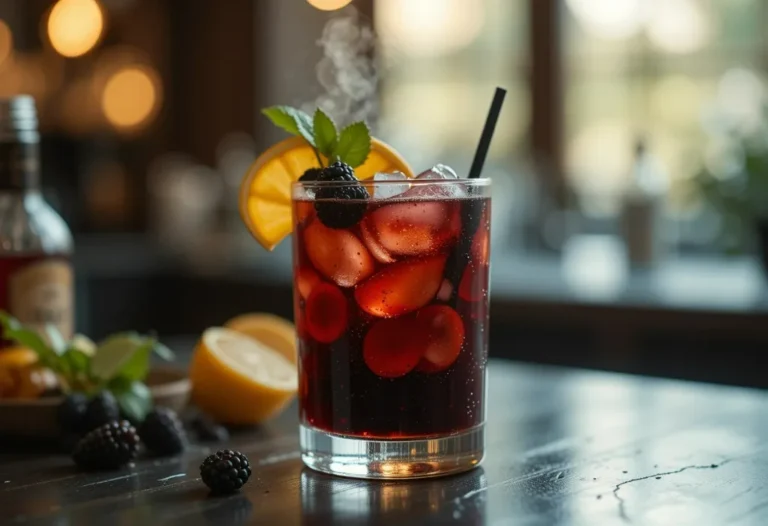 Black Sangria Mocktail recipe