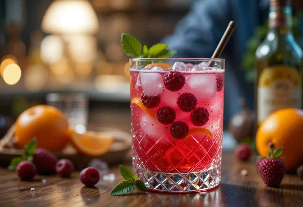 Citrus Berry Fizz Mocktail recipe