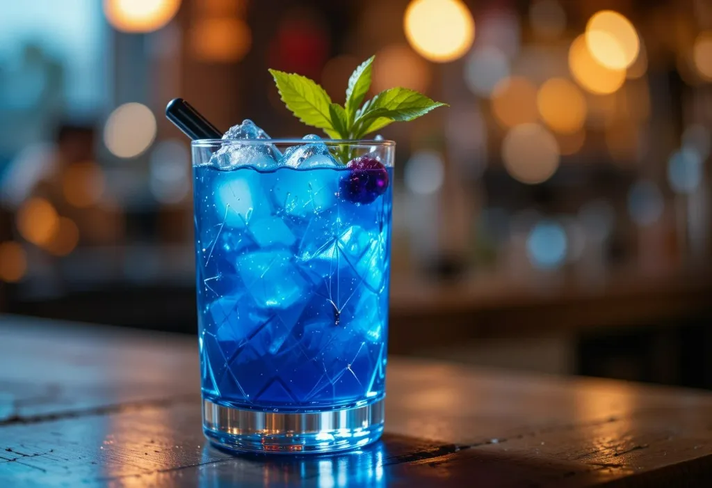 Vibrant Blue Mocktail recipe