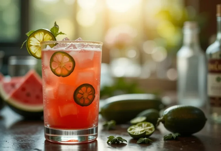 Watermelon Jalapeno Margaritas Refreshing Cocktail Recipe