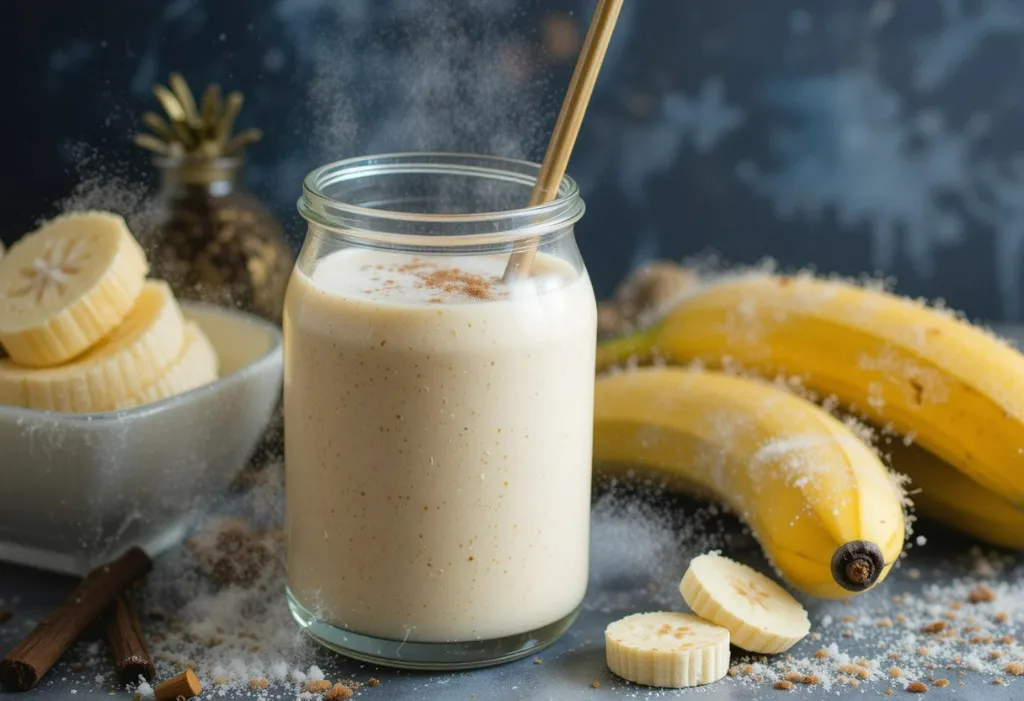 Vanilla Cinnaman Banana Smoothie Recipe